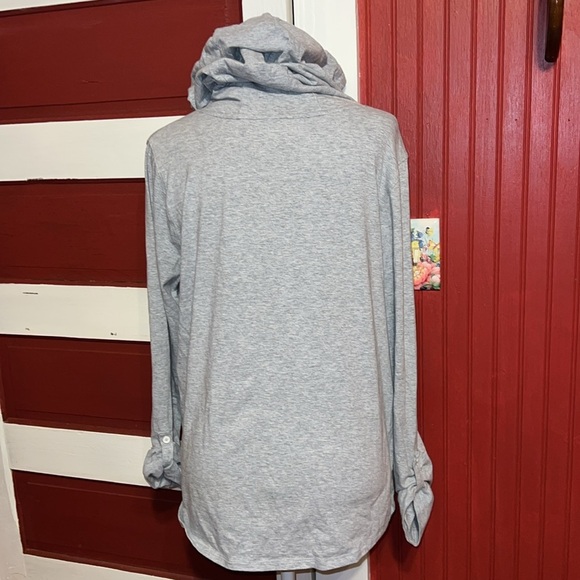 Tommy Hilfiger Sport Women’s Light Gray Pullover Hoodie XL - Picture 3 of 7